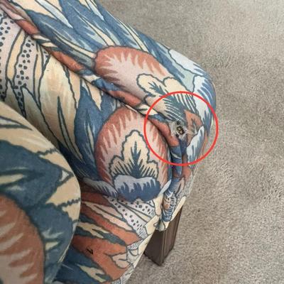 Vtg Upholstered Sofa ~ *Read Details