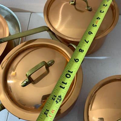 Huge Copral Copper Cookware Lot