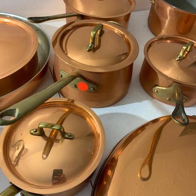 Huge Copral Copper Cookware Lot