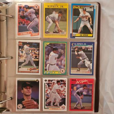 Baltimore Orioles 1990, 1991 Baseball Cards in Binder (BDB-JS)