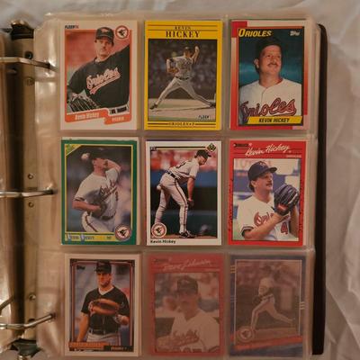 Baltimore Orioles 1990, 1991 Baseball Cards in Binder (BDB-JS)