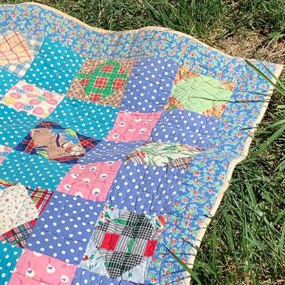 TWO Vintage Estate Quilts