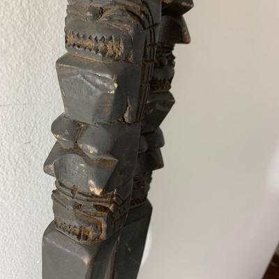 Large Wooden Vintage Fork & Spoon Wall Decor