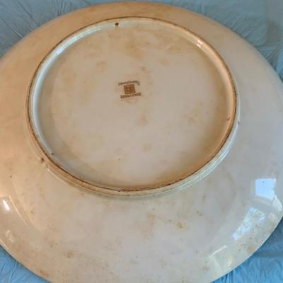 Huge Gold Imari Hand Painted Charger Plate