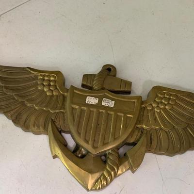 Heavy Brass Military Emblem