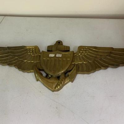 Heavy Brass Military Emblem
