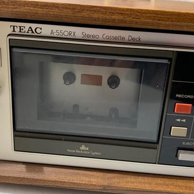 Vintage TEAC A-550RX Stereo Cassette Deck w Manual