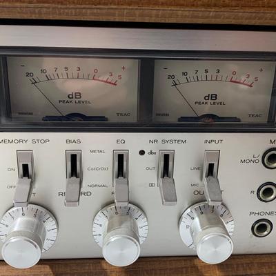 Vintage TEAC A-550RX Stereo Cassette Deck w Manual