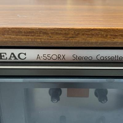 Vintage TEAC A-550RX Stereo Cassette Deck w Manual