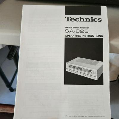 Technics SA-828 AM/FM Stereo Receiver w Manual