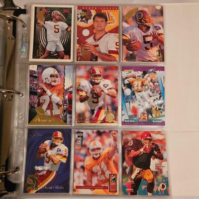 Washington Redskins Football Cards in Two Binders (BDB-JS)