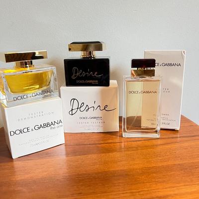 3 Pc Lot Dolce Gabanna Women’s Perfume