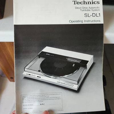 Technics Direct Drive Linear Turntable SL-DL1 w Manual