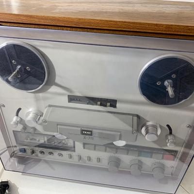 TEAC X-7R Reel To Reel Tape Deck with Manual