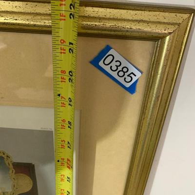 Engraving Plate - A Dressing Cask Matted / Framed