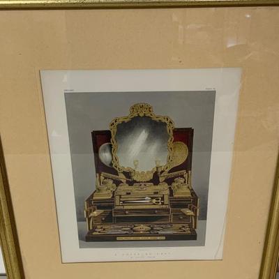 Engraving Plate - A Dressing Cask Matted / Framed