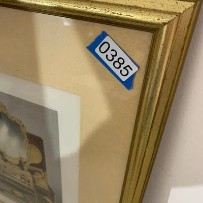 Engraving Plate - A Dressing Cask Matted / Framed