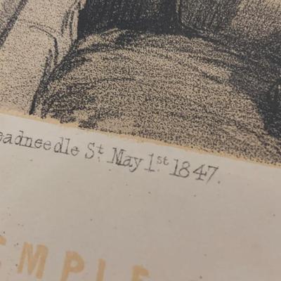 Large Lithograph - Grand Approach To The Temple of Philae Daniel Roberts