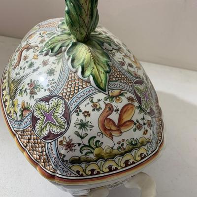 Hand Painted Portugal Soup Toureen