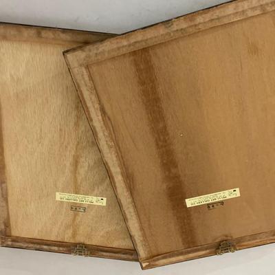 PAIR Asian Foils Framed