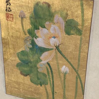 PAIR Asian Foils Framed