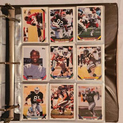 Topps 1993, 1994 Football Card Sets in Binder + More (BDB-JS)