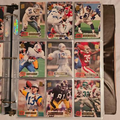 Topps 1993, 1994 Football Card Sets in Binder + More (BDB-JS)