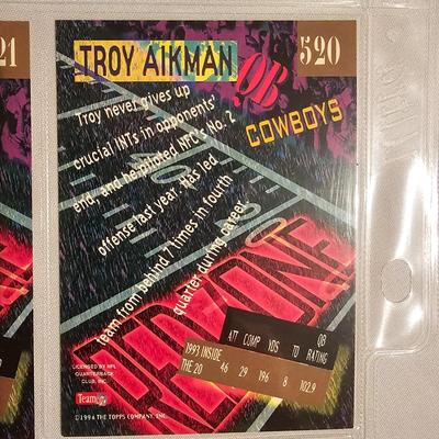 Topps 1993, 1994 Football Card Sets in Binder + More (BDB-JS)