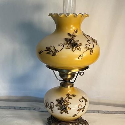 Vintage Gone with the Wind Hurricane Lamp