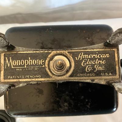 Vintage 1940's Bakelite Monophone by American Electric
