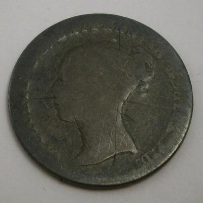 United kingdom 1840 Queen Victoria Four Pence Silver Coin,