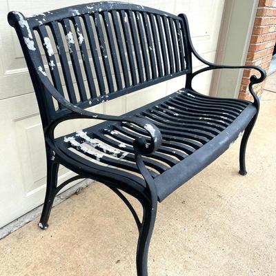 Outdoor Metal Bench*Read Details*