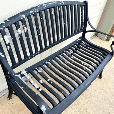 Outdoor Metal Bench*Read Details*