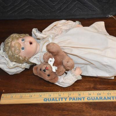 Baby Doll with Bear