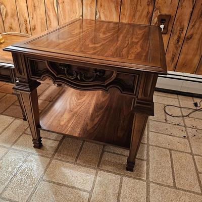 Two Matching End Tables & Coffee Table (BDF-JS)