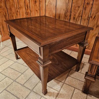 Two Matching End Tables & Coffee Table (BDF-JS)