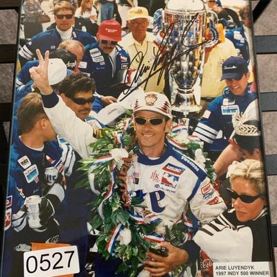 Auri Luyendyk Signed Photo Framed