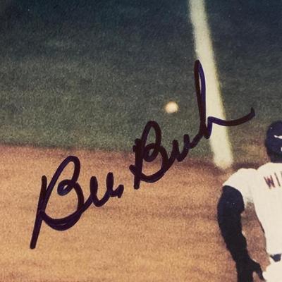 1986 World Series Bill Buckner Mookie Wilson w/COA