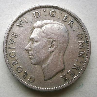 United Kingdom - 1948 Two Shillings Coin