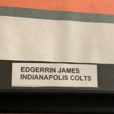 Edgerrin James Miami Hurricanes Autograph