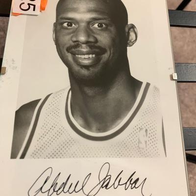 Kareem Abdul Jabbar Autograph