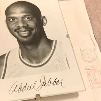 Kareem Abdul Jabbar Autograph