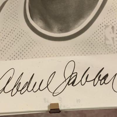 Kareem Abdul Jabbar Autograph