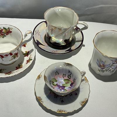 Vintage cups and saucers