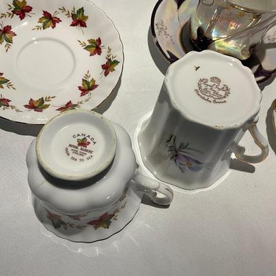 Vintage cups and saucers