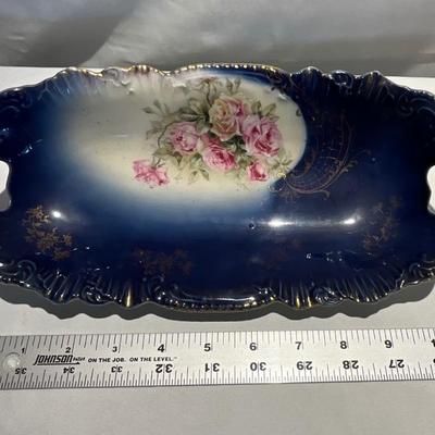 Cobalt Blue Royal Bavaria China Plate