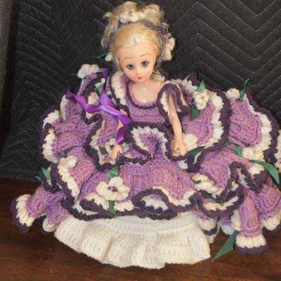 Doll with Purple Dress