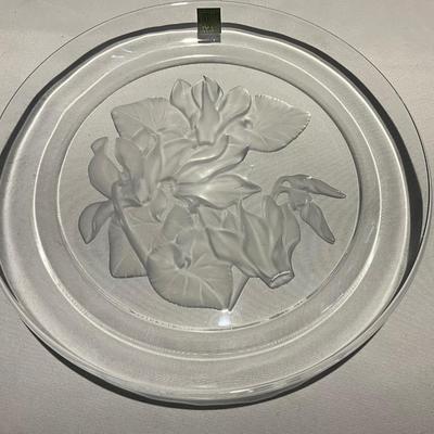 Crystal HOYA plate made in Japan