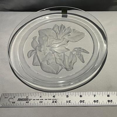 Crystal HOYA plate made in Japan