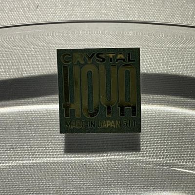 Crystal HOYA plate made in Japan